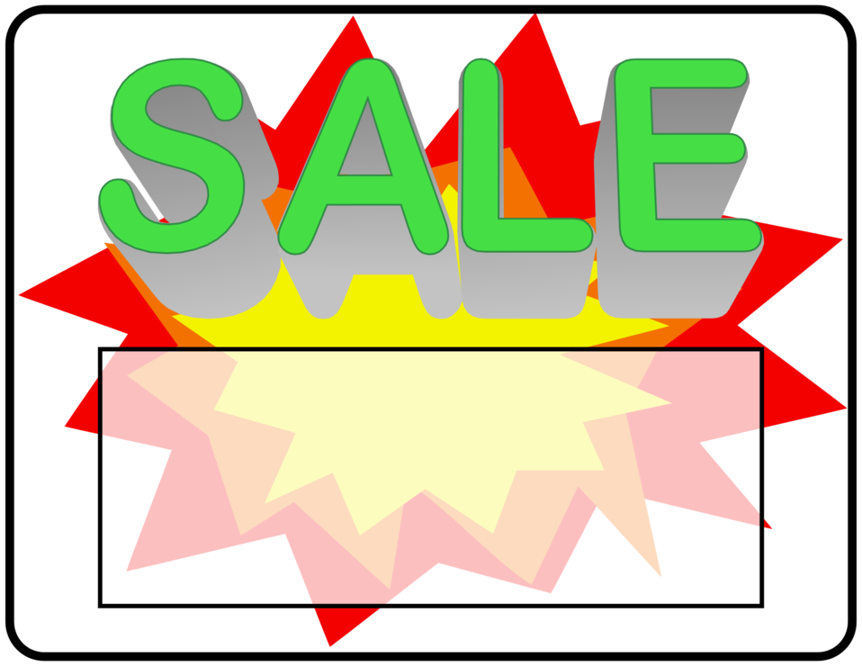 Public Domain Clip Art Image | Sale Sign | ID: 13970761211265 ...