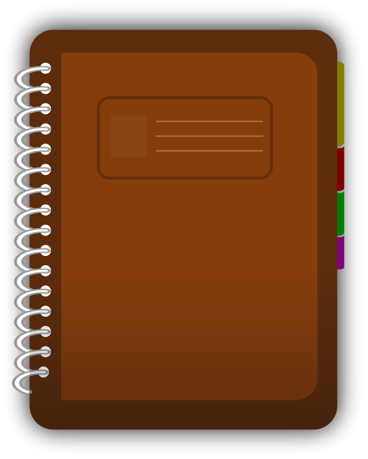 Diary book SVG Vector file, vector clip art svg file