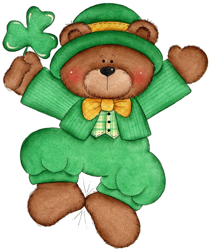 St Patrick's Day Bear | Birthday | Pinterest