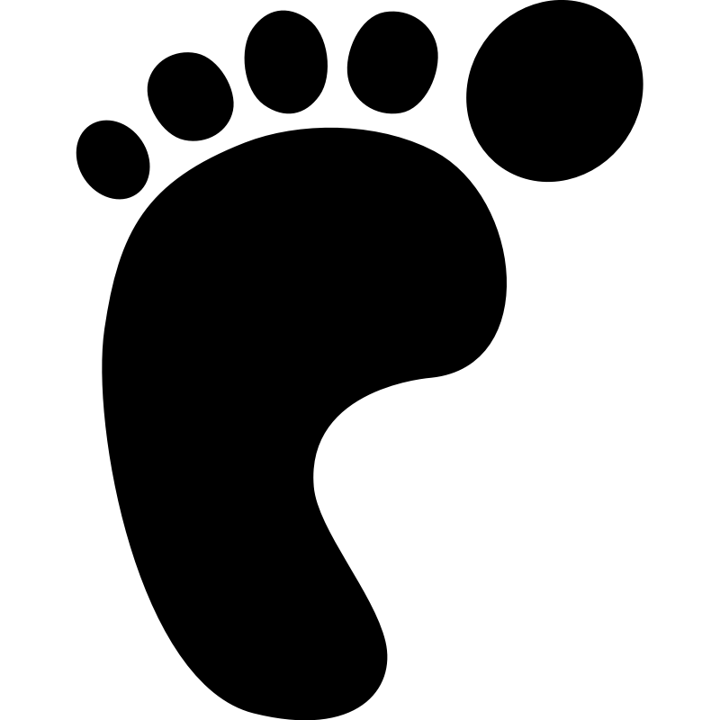 Clipart - Left Footprint