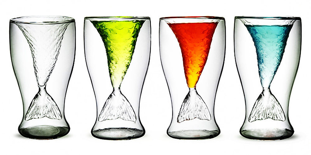 2013 Mermaid Cup Glass Beer Mug Glassware Y4025B New Alishow-in ...