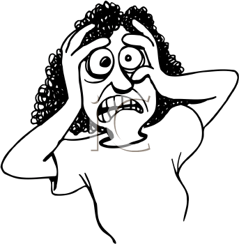 Lady Stressed Out Clipart - Free Clip Art Images