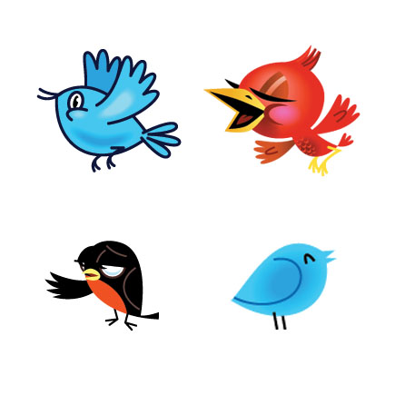 Vector Twitter Birds | The ultimate collection of free twitter ...