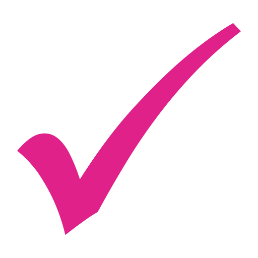 Barbie pink check mark 3 icon - Free barbie pink check mark icons