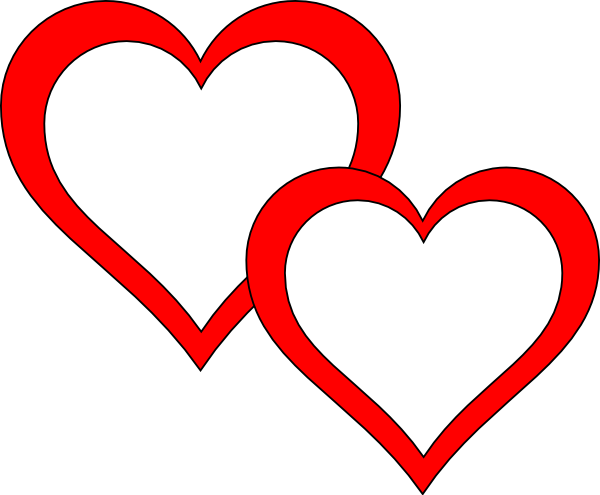 Two Heart Clipart - ClipArt Best