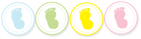 Footprint Baby Shower Ideas for decorations, supplies and menu ...