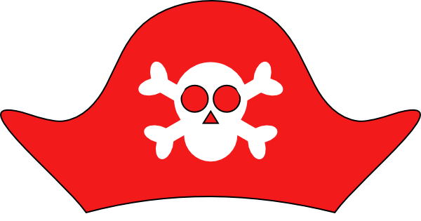 Pirate Hat clip art - vector clip art online, royalty free ...