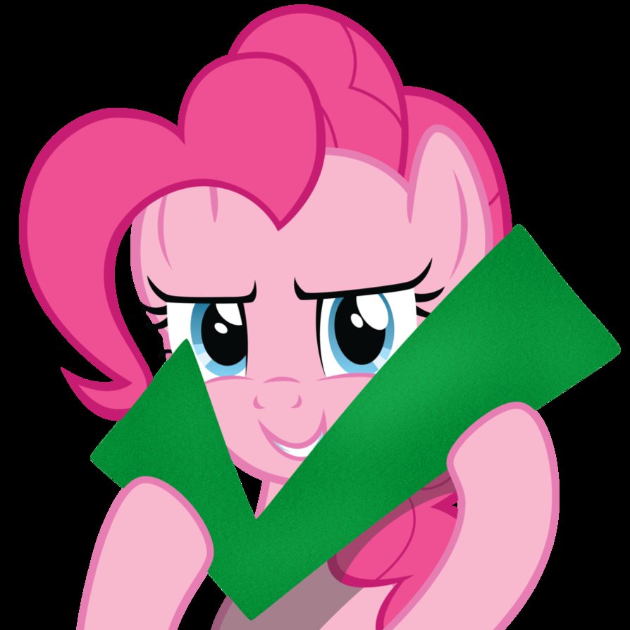 pinkie_holding_a_check_mark_by ...