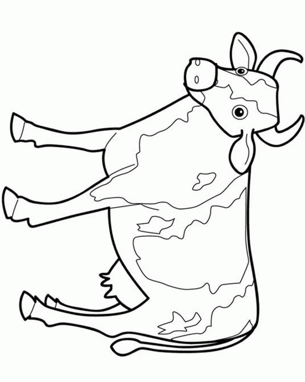 Cow coloring pages for kids - Coloring Pages & Pictures - IMAGIXS