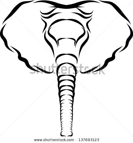 Indian Elephant Drawing Outline | Clipart Panda - Free Clipart Images