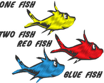 One Fish Two Fish Red Fish Blue Fish Clip Art | Clipart Panda ...