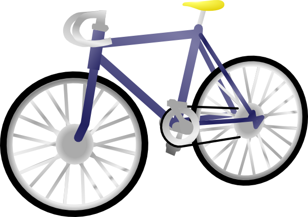 Bicycle clip art - vector clip art online, royalty free & public ...