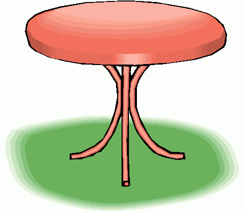 Round Dining Table Clip Art | Clipart Panda - Free Clipart Images