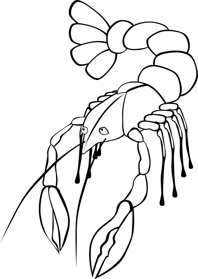 Crawfish SVG Vector file, vector clip art svg file