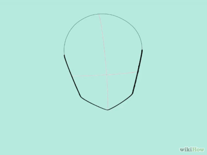 How to Draw a Manga Head Template: 7 Steps (with Pictures)