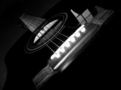 Black & White Guitar Photography at ArtistRising.com