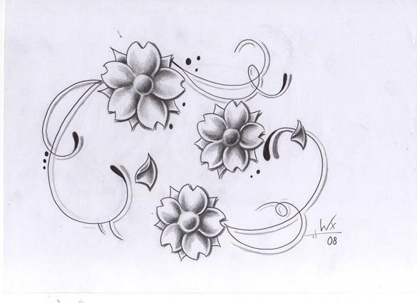 15 Lovely Flower Tattoo Designs