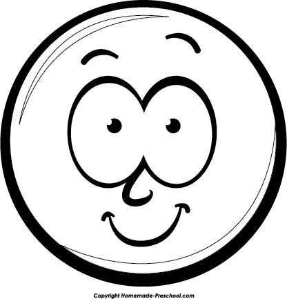 Like img - Showing > Smiley Face Clip Art Outline