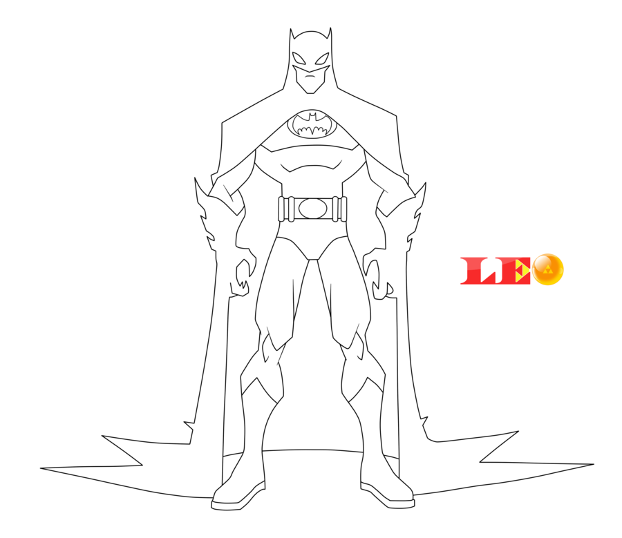 The Batman - Lineart by Link-LeoB on DeviantArt