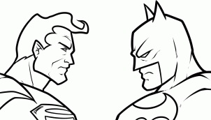DeviantArt: More Like FREE Batman Vs Superman Lineart by Free-Line ...