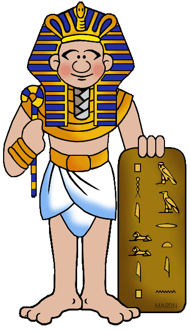 Free Ancient Egypt Clip Art by Phillip Martin, Egyptian Pharoah