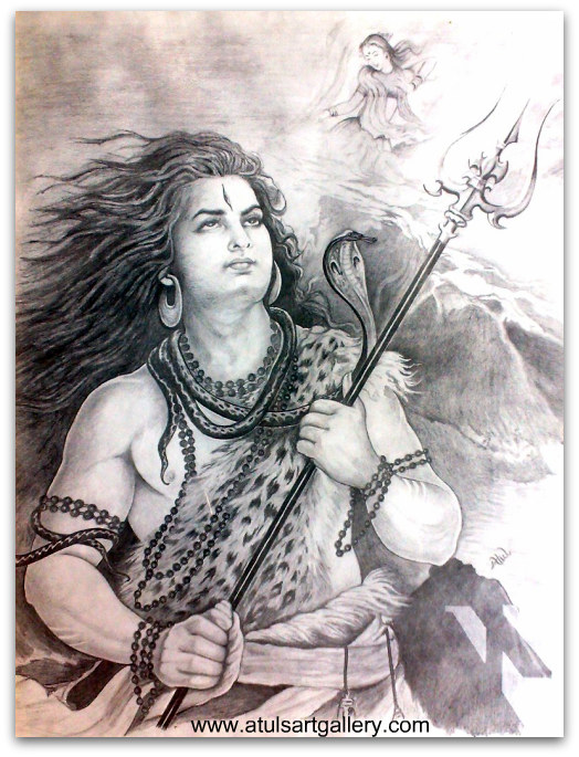 Atuls Art Gallery » Blog Archive » Shiva and Ganga
