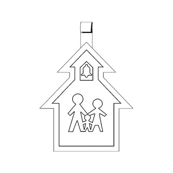 School House, Outline - School House - Unique shaped recycled ...