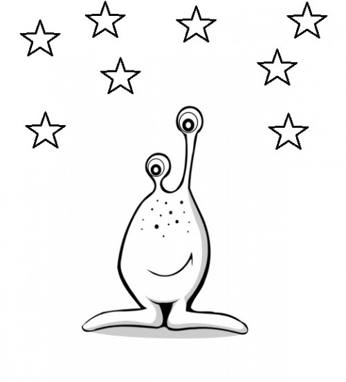 Cartoon Aliens Coloring Pages: Cartoon Aliens Coloring Pages ...