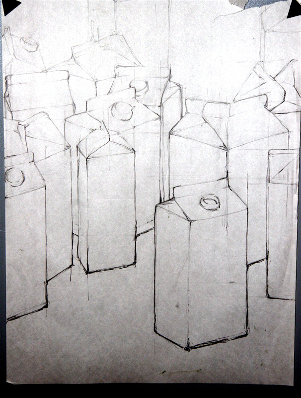 Drawing - Milk Cartons by jabzoog on DeviantArt