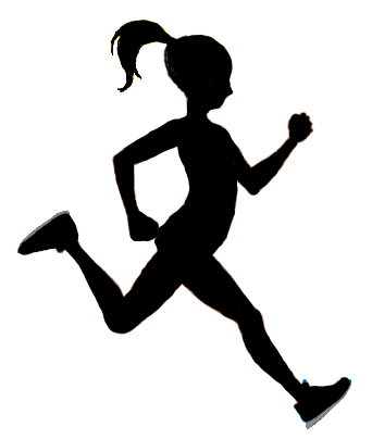 Girl Running Silhouette | Clipart Panda - Free Clipart Images