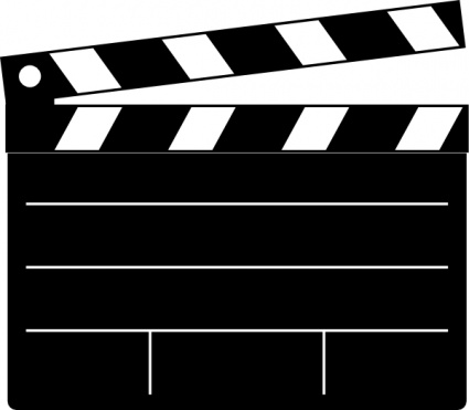 Clapper-board clip art vector, free vector images - Vector.