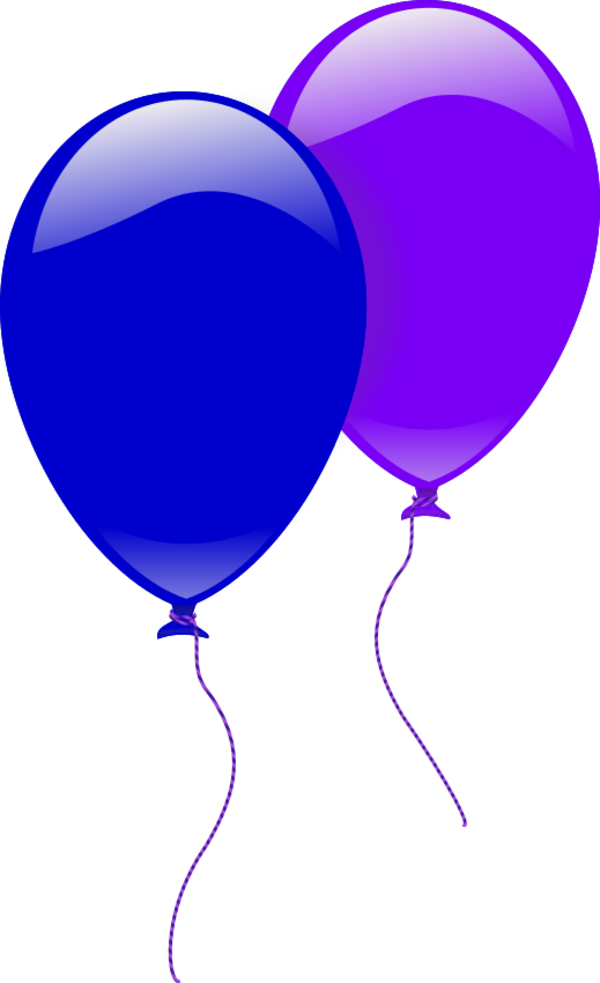 Party balloons two - vector Clip Art