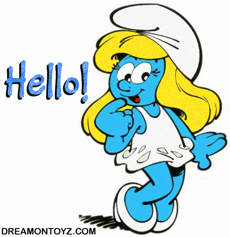 FREE Cartoon Graphics / Pics / Gifs / Photographs: Smurfette ...