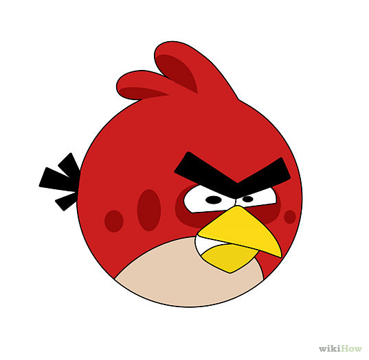How to Draw an Angry Bird (Emotions): 15 Steps (with Pictures)