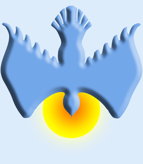 Two Hearts Design - Holy Spirit - Dove Clipart