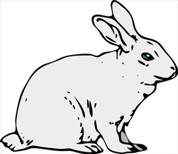Bunny Rabbit Clip Art of Astronaut in Suit - Pics about space
