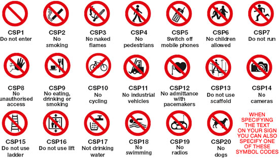 Custom made signs | blank safety signs | customisable safety ...
