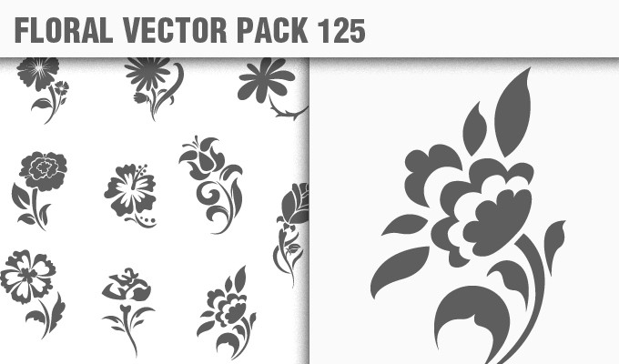 Floral Vector Pack 125 | Designious