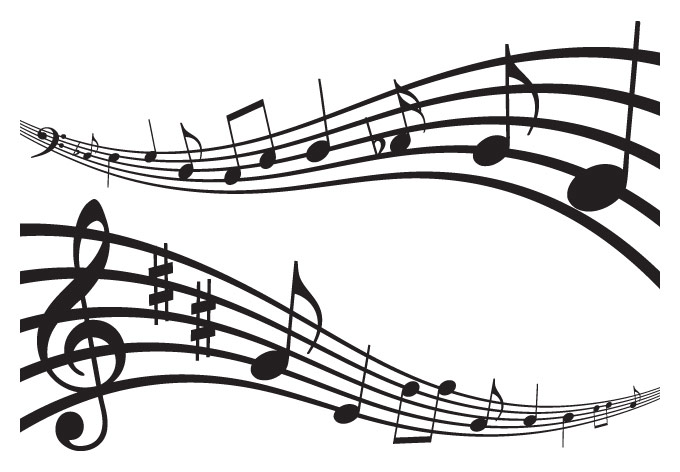 Musical Notes Wall Decal - Music Vinyl Sticker Decor