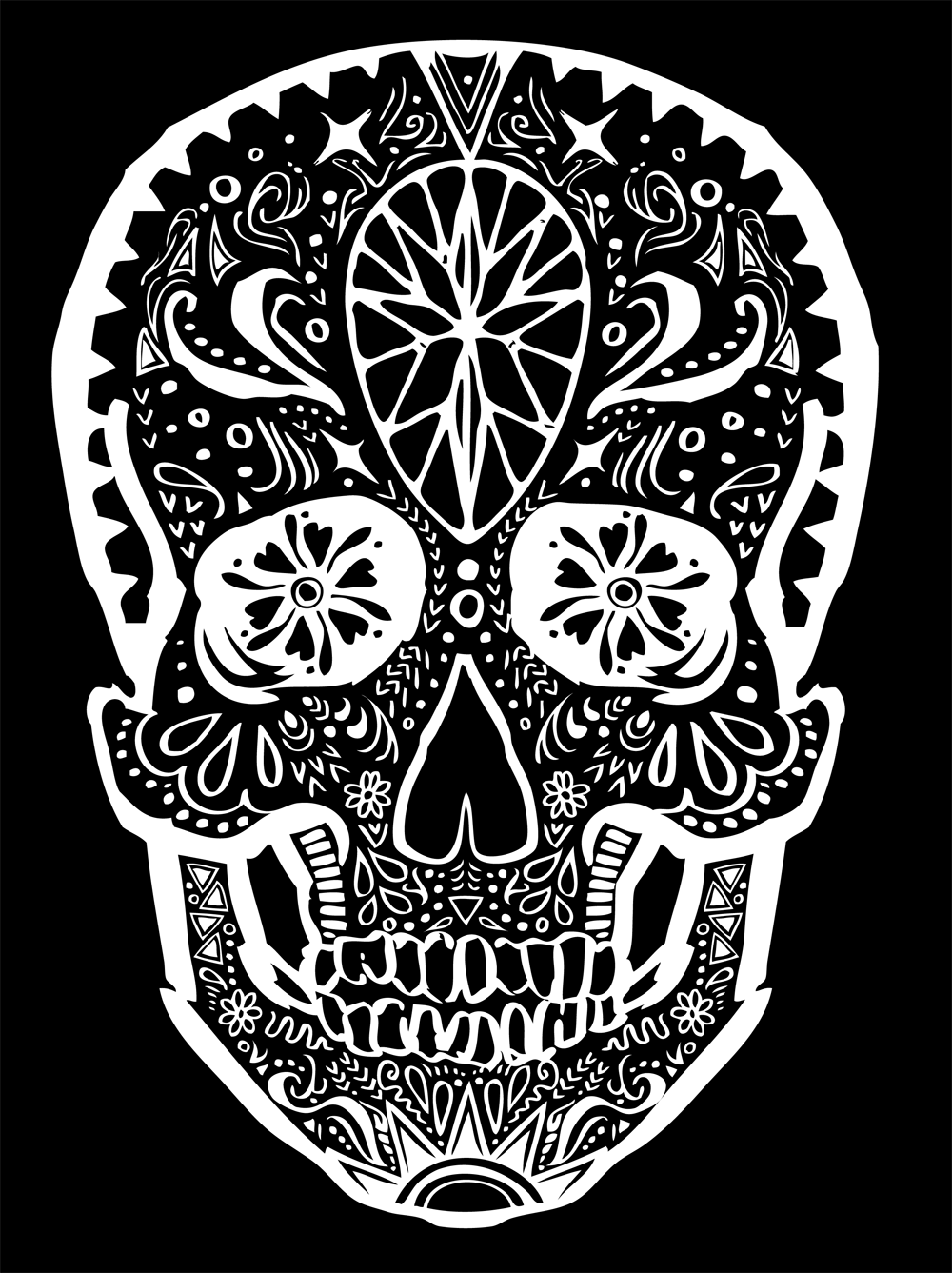 Mexican Skull by the-muddy on DeviantArt
