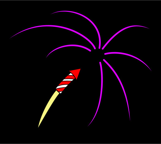 NEW DRAWING CARTOON FIREWORKS | Drawing Tips 4