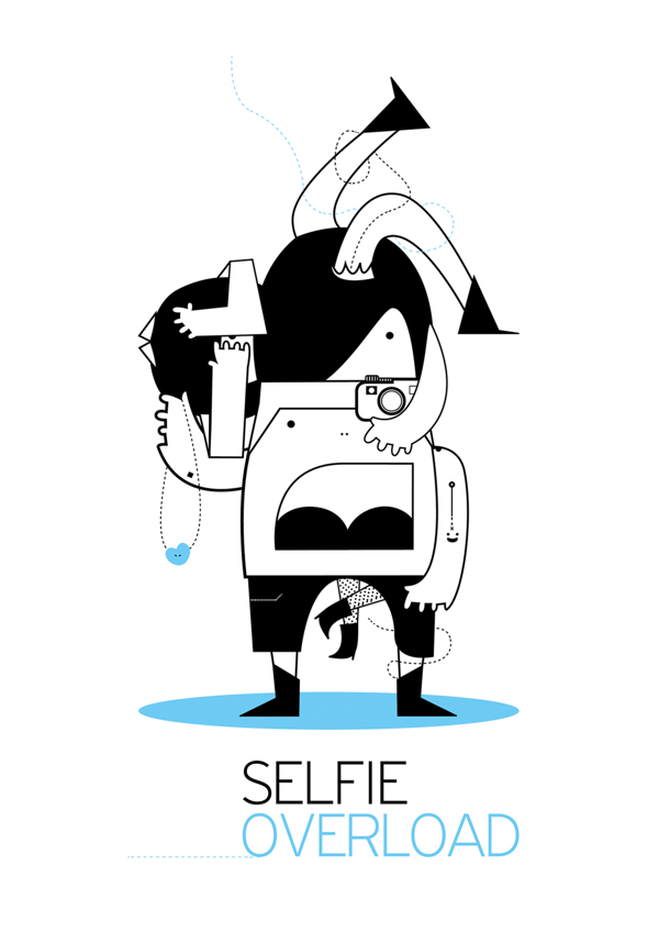 SELFIE OVERLOAD" POSTER / FESTIVAL BREDA on Behance