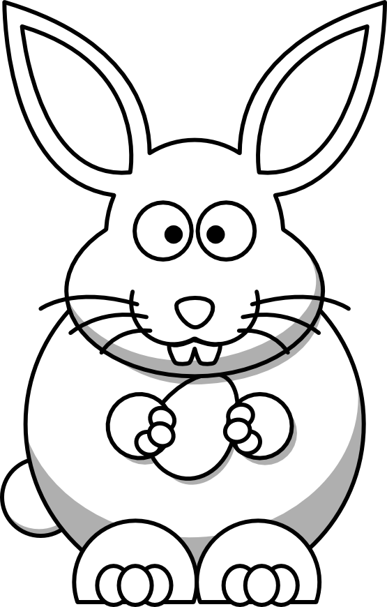 clipartist.net » Clip Art » bunny super duper SVG