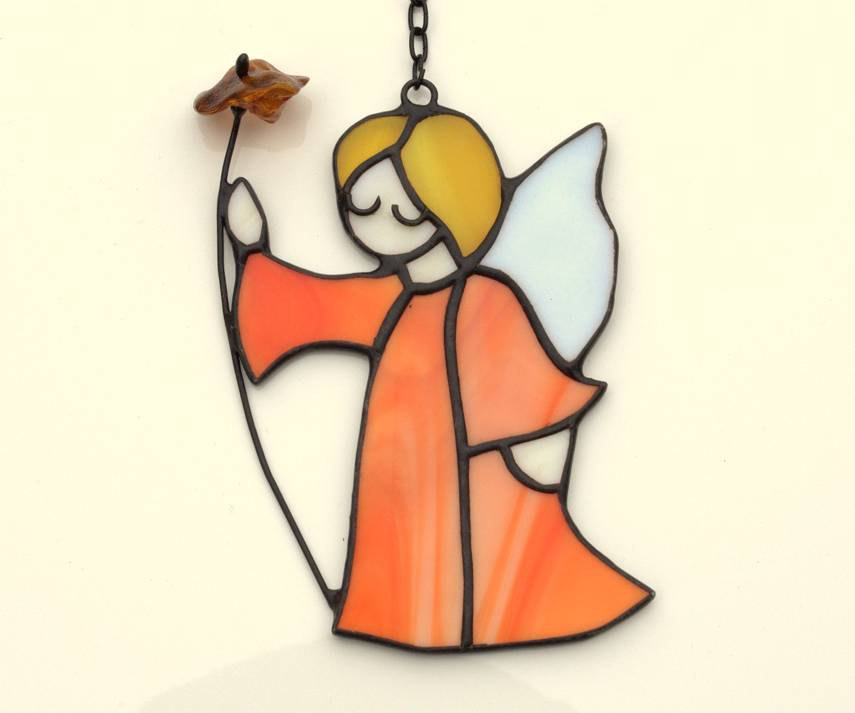 Popular items for glass angel on Etsy