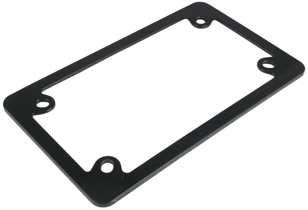 Neo Motorcycle License Plate Frame - Black Cruiser License Plates ...