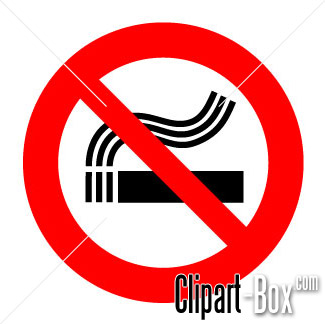 CLIPART NO SMOKING SIGN | Royalty free vector design