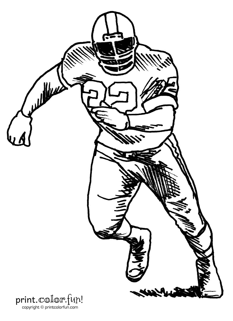 Nfl Football Players Drawings - Gallery