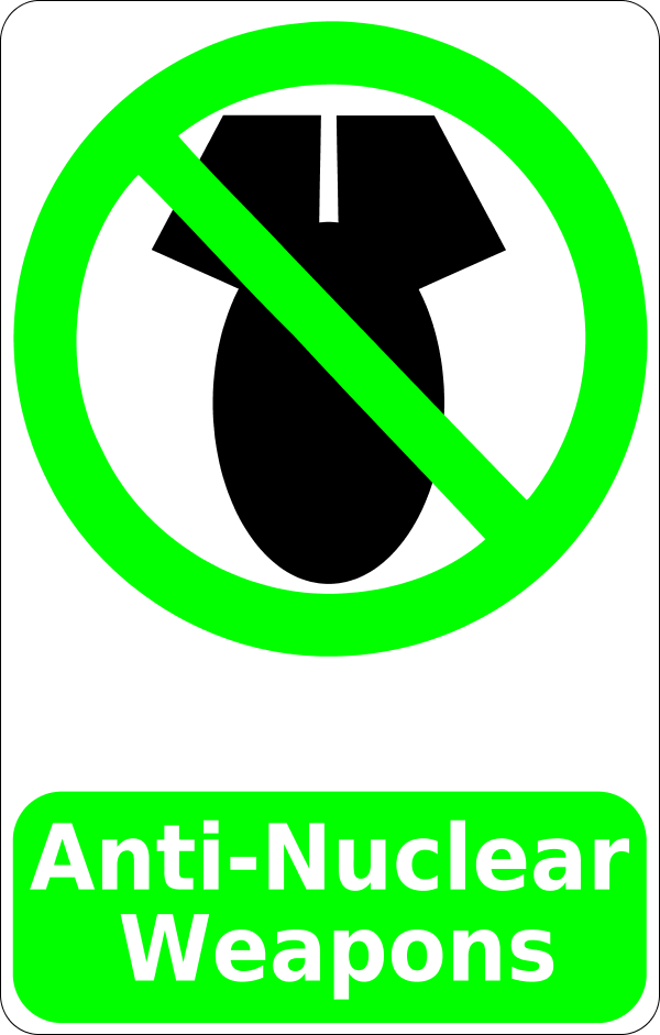 Anti Nuclear Weapons Sign - vector Clip Art
