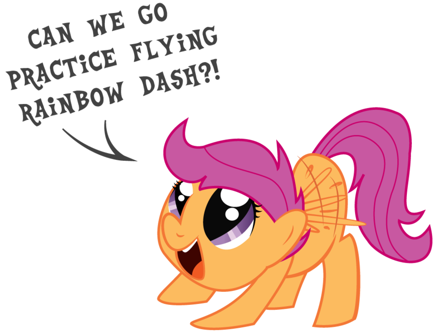 Anxious Scootaloo by Balderdashington on deviantART