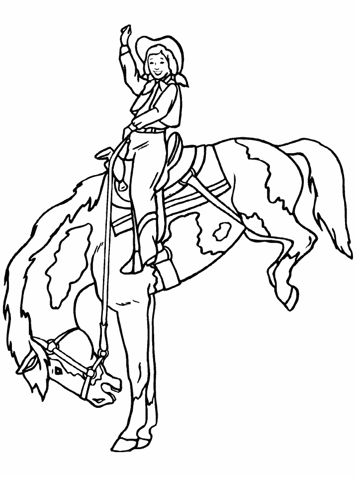 Coloring Page - Cowboy coloring pages 20